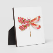 Bloemenslibel met juwelen sakura fotoplaat (Voorkant)