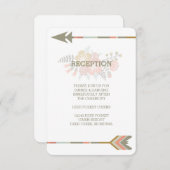 BLOEMENSLIEDEN | UITNODIGING VOOR RUSTIEKE TROUWON INFORMATIEKAARTJE (Voorkant / Achterkant)