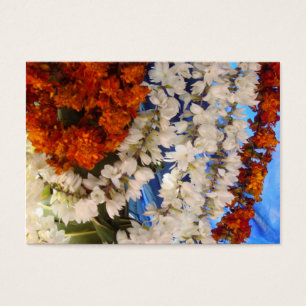 Bloemenslingers India Visitekaartje
