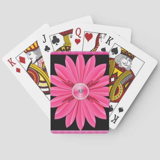 Bloemenspel Kaartspel Speelkaarten (Achterkant)