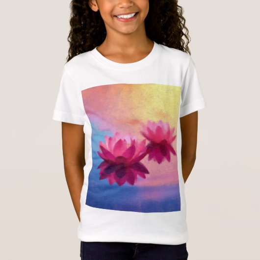 bloemenspiegel t-shirt (Voorkant)