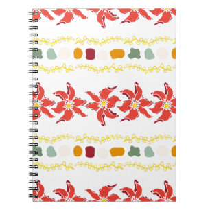 Bloemenspiraalnotitieboeken voor creatieve denkers notitieboek