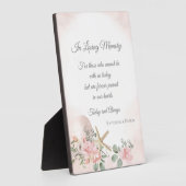 Bloemenstrand 'In Loving Memory' Fotoplaat (Zijkant)