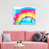 Bloemenstudio Canvas Afdruk (Insitu (Woonkamer))