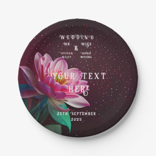 Bloemensuite Lotus Bruiloft Sterrennacht Romanti Papieren Bordje