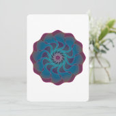Bloemenswirrel Bedankkaart (Staand voorkant)