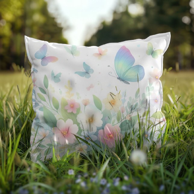 Bloemensymfonie 🌸🦋 kussen (Creator heeft geüpload)
