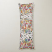 Bloemensymfonie Levendige multi-gekleurde tuin Lichaamskussen (Achterkant (Verticaal))