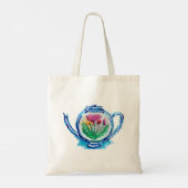 bloementheepot tote bag (Achterkant)