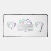 bloementoewijding bureaumat (Keyboard & Muis)