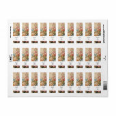 Bloementuin 402c etiket (Full Sheet)