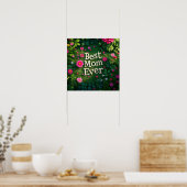 Bloementuin beste moeder ooit poster (Keuken)