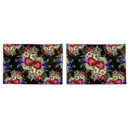 Bloementuin Bloemen Narcissus Bladgroen Rood Kussensloop