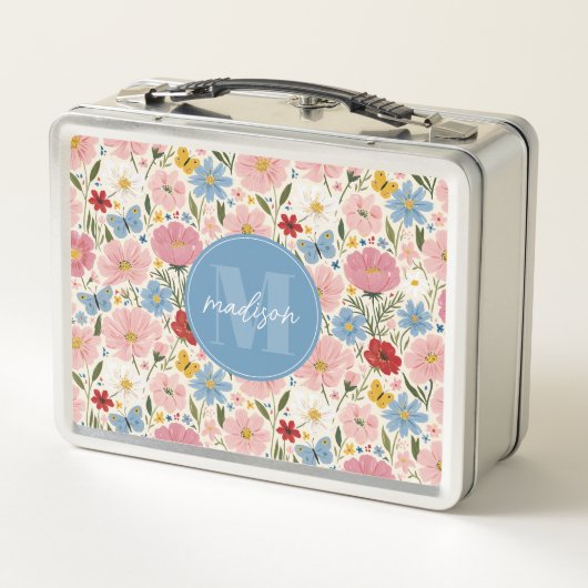 Bloementuin Bloemstuk Metaal Lunchbox (Achterkant)