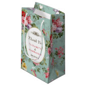  Bloementuin Botanische bruiloft gunst Klein Cadeauzakje (Voorkant Gekanteld)