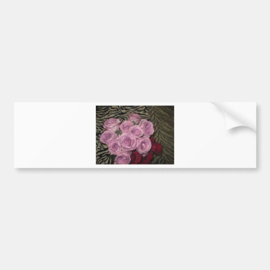 Bloementuin Bumpersticker (Voorkant)