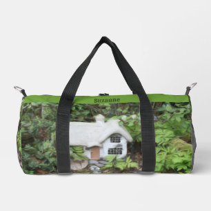 Bloementuin Cottage Painting gepersonaliseerd Plunjezak