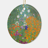 Bloementuin (door Gustav Klimt) Keramisch Ornament (Links)