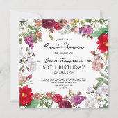 Bloementuin Douche per mail Verjaardag Kaart (Voorkant)