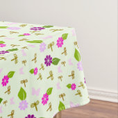 Bloementuin Dragonfly Tafelkleed Decor Servies (Voorbeeld)