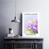 Bloementuin Fijne Muur Kunst Canvas Afdruk