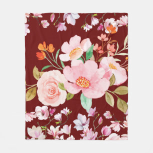 Bloementuin  fleece deken