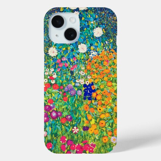 Bloementuin, Gustav Klimt Case-Mate iPhone Case (Achterkant)