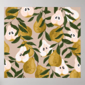 Bloementuin: kleine Schattigee bloemen Poster (Voorkant)