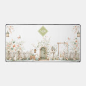 Bloementuin Monogram Bureaumat (Voorkant)