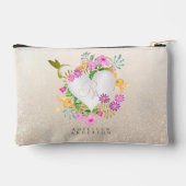 Bloementuin monogram hart beige etui (Achterkant)