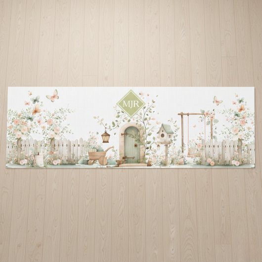 Bloementuin Monogram Yogamat