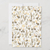 Bloementuin Neutrals Custom HOUSEWARMING PARTY Kaart (Achterkant)