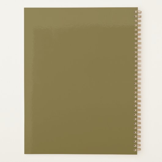 Bloementuin Olive Planner (Achterkant)