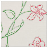 Bloementuin roze stof (Close Up)