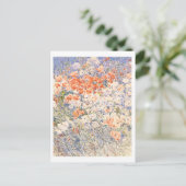 Bloementuin schilderij Briefkaart (Staand voorkant)