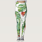 Bloementuin Tropisch Leggings (Voorkant)