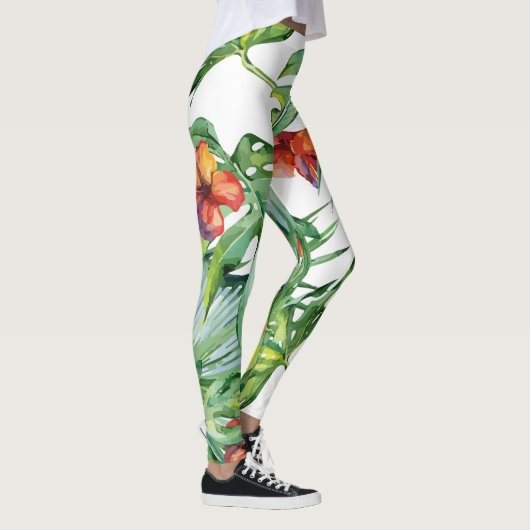 Bloementuin Tropisch Leggings (Rechts)