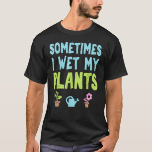 Bloementuin Tuinier Nat Mijn Planten T-shirt