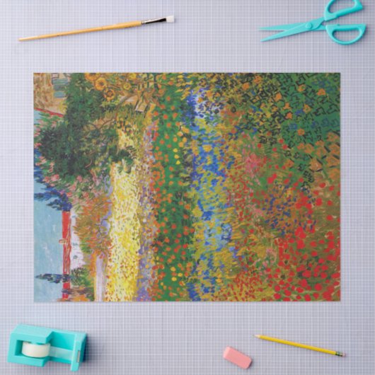 Bloementuin, Van Gogh Tissuepapier (Craft)
