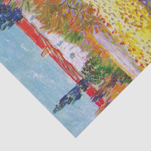 Bloementuin, Van Gogh Tissuepapier (Detail)