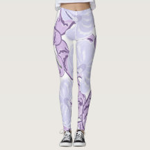 bloementuin wit en paars modern