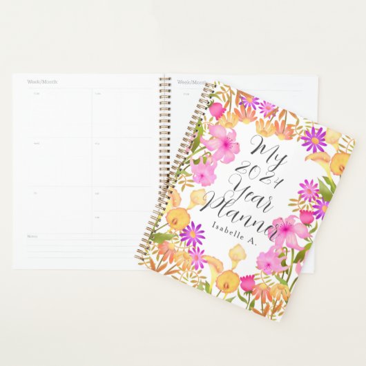 Bloementuin wit planner (Display)