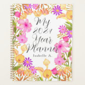 Bloementuin wit planner (Voorkant)