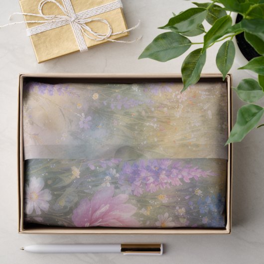 Bloemenveld Tissuepapier (Geschenk)