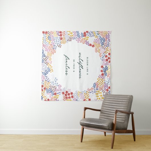 Bloemenveld Wandkleed (In Situ (horizontaal))