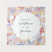 Bloemenveld Wandkleed (Voorkant)