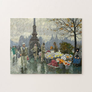 Bloemenverkopers Paul Fischer Legpuzzel
