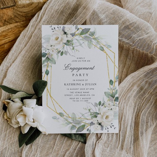 Bloemenverlovingsfeest van Eucalyptus Kaart