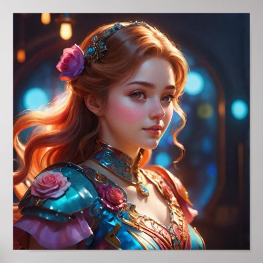 Bloemenversieringen Poster (Voorkant)