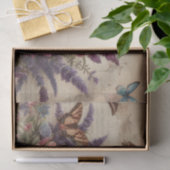  Bloemenvlinders Eiffeltoren decoupage Tissuepapier (Geschenk)